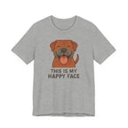Cane Corso This Is My Happy Face t-shirt, view 6