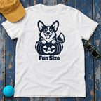 Fun Size Corgi Halloween T-Shirt — White