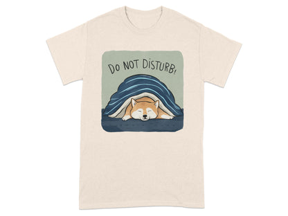 Do Not Disturb Shiba Inu Under Blanket T-Shirt product