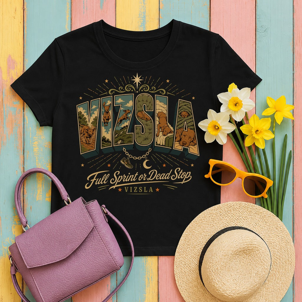 w5hero vizsla-life-t-shirt tee flat lay hero v8