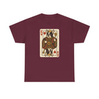 King Of Hearts French Bulldog Playing Card Funny Unique Design T-Shirt