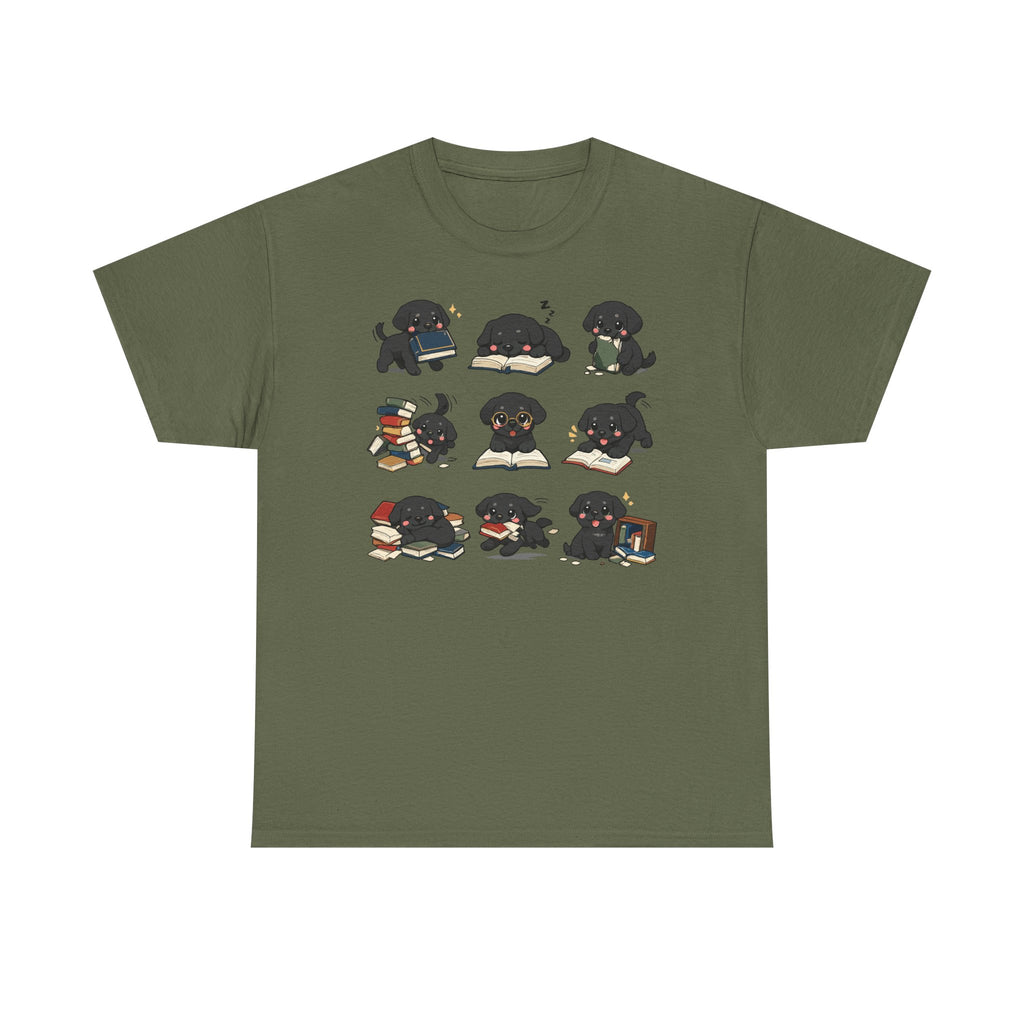 Literary Black Lab Scholar T-Shirt