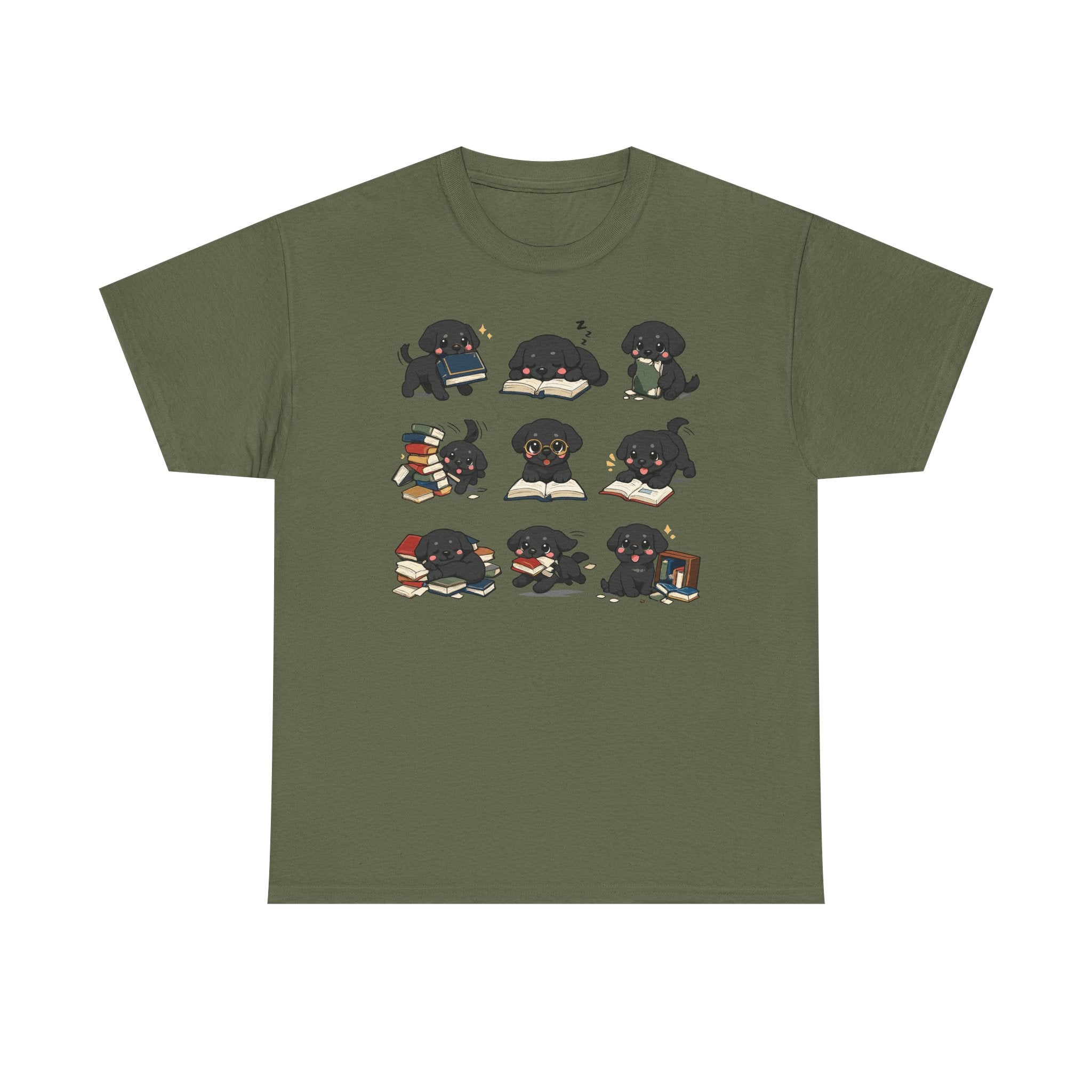 Literary Black Lab Scholar T-Shirt
