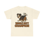 Australian Shepherd "Wiggle Butt Champion" T-shirt