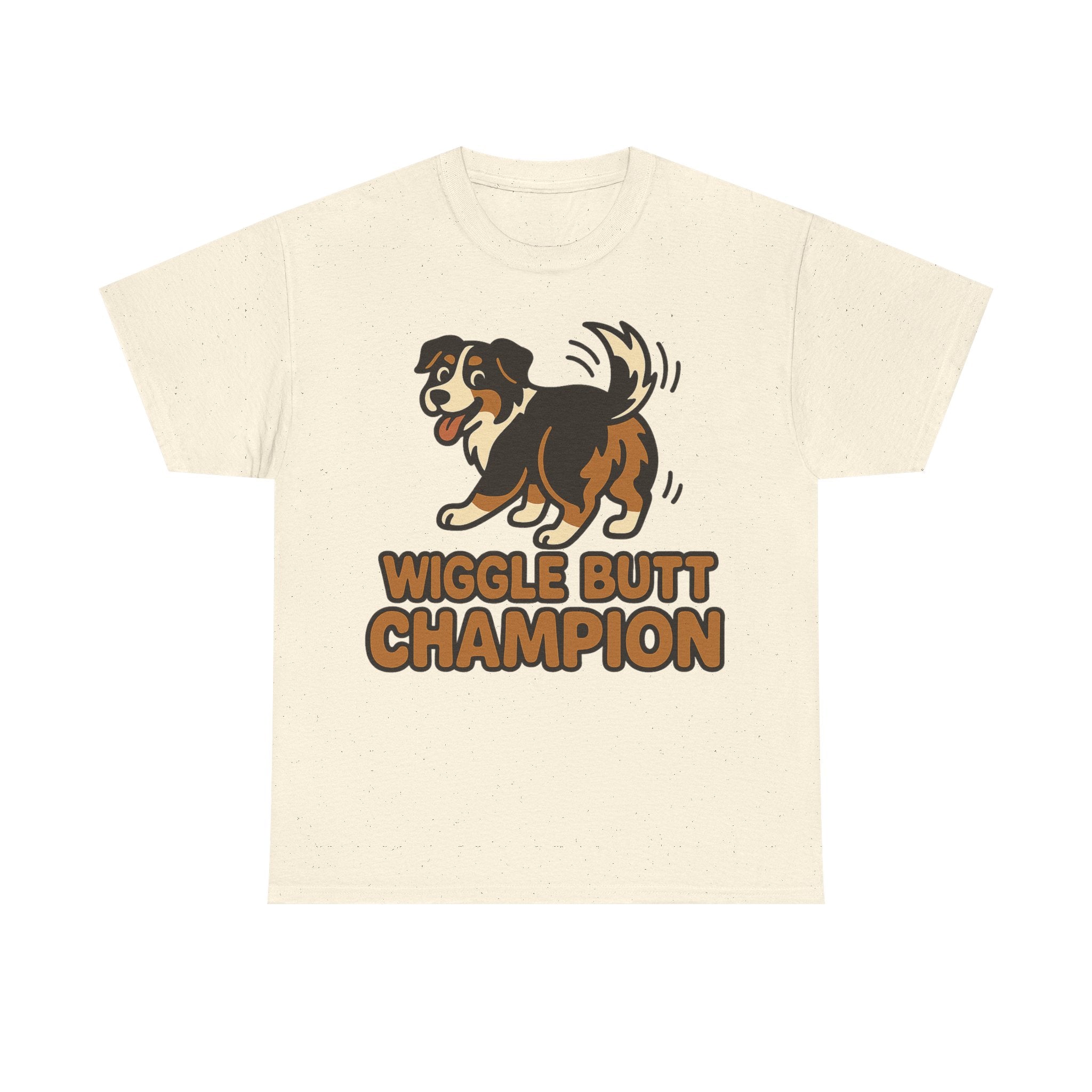 Australian Shepherd "Wiggle Butt Champion" T-shirt