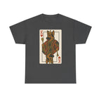King German Shepherd Playing Card Game Design T-Shirt