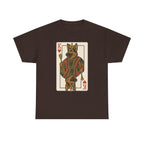 King German Shepherd Playing Card Game Design T-Shirt
