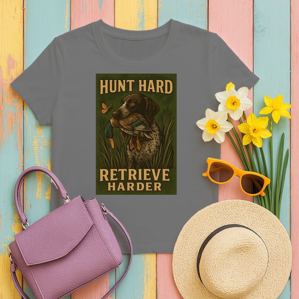 Hunt Hard Retrieve Harder Graphic Tee product