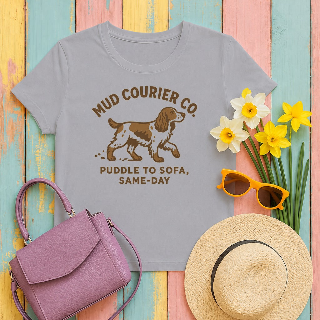 Springer Mud Courier Tee in Athletic Heather