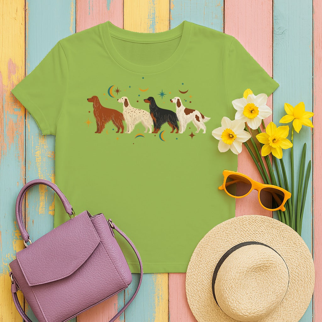 Celestial Setter Pack T-Shirt in Kiwi