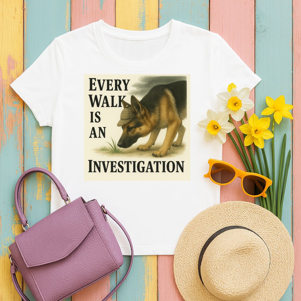 Every Walk is an Investigation T-Shirt product