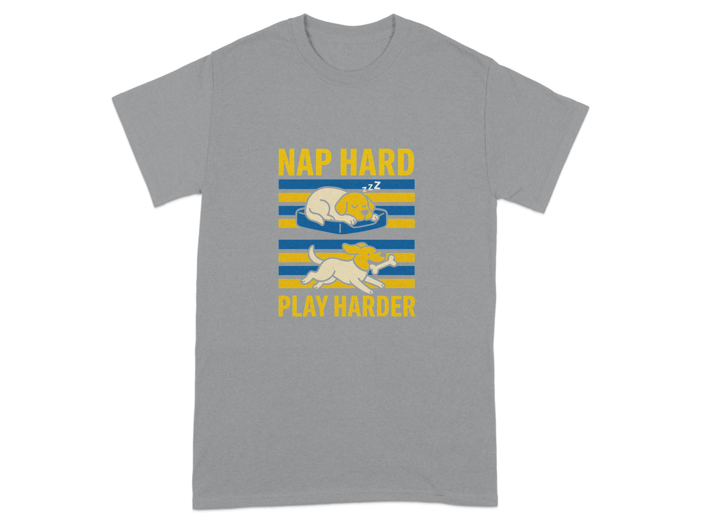 Nap Hard Play Harder Graphic T-Shirt product type