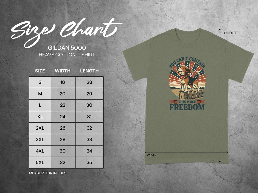 You Can't Contain This Much Freedom T-shirt