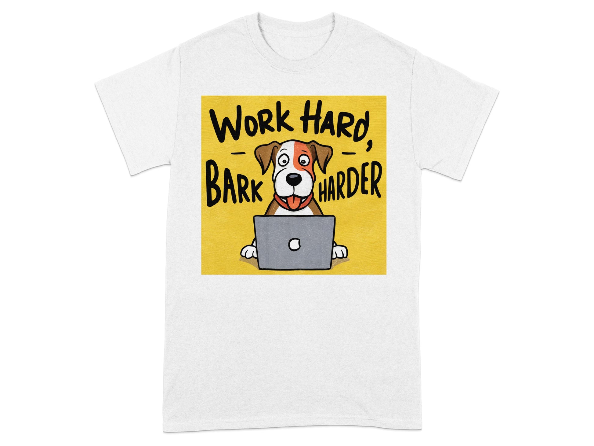 Work Hard Bark Harder Motivational T-Shirt product type