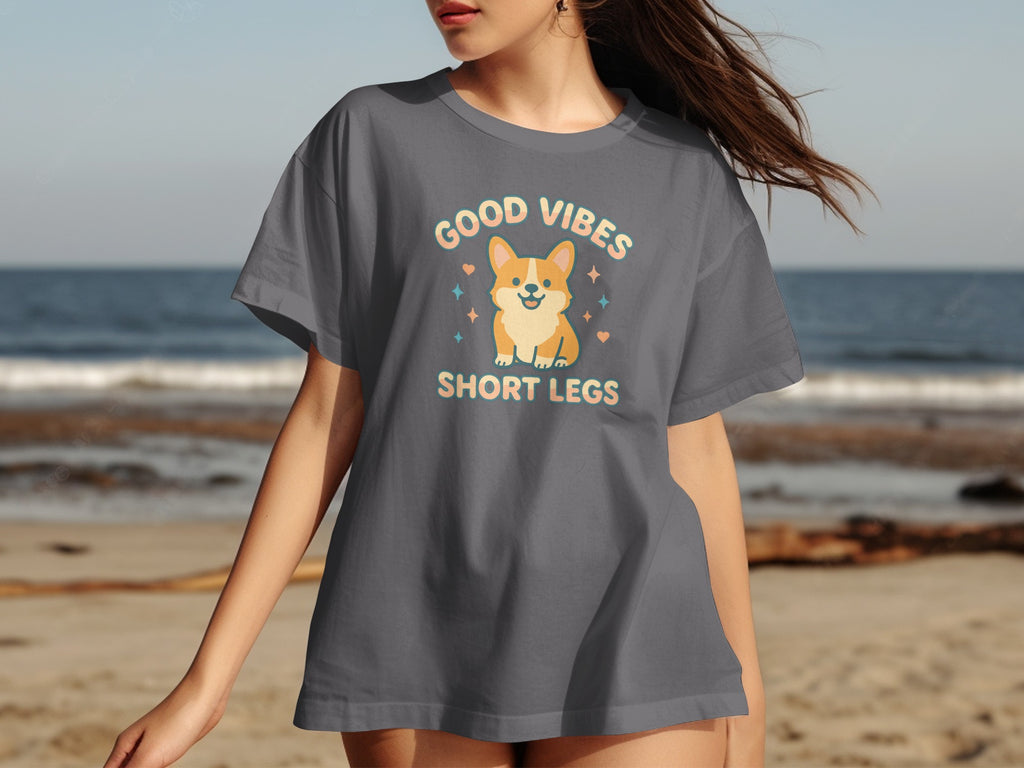 Good Vibes Short Legs Graphic T-Shirt