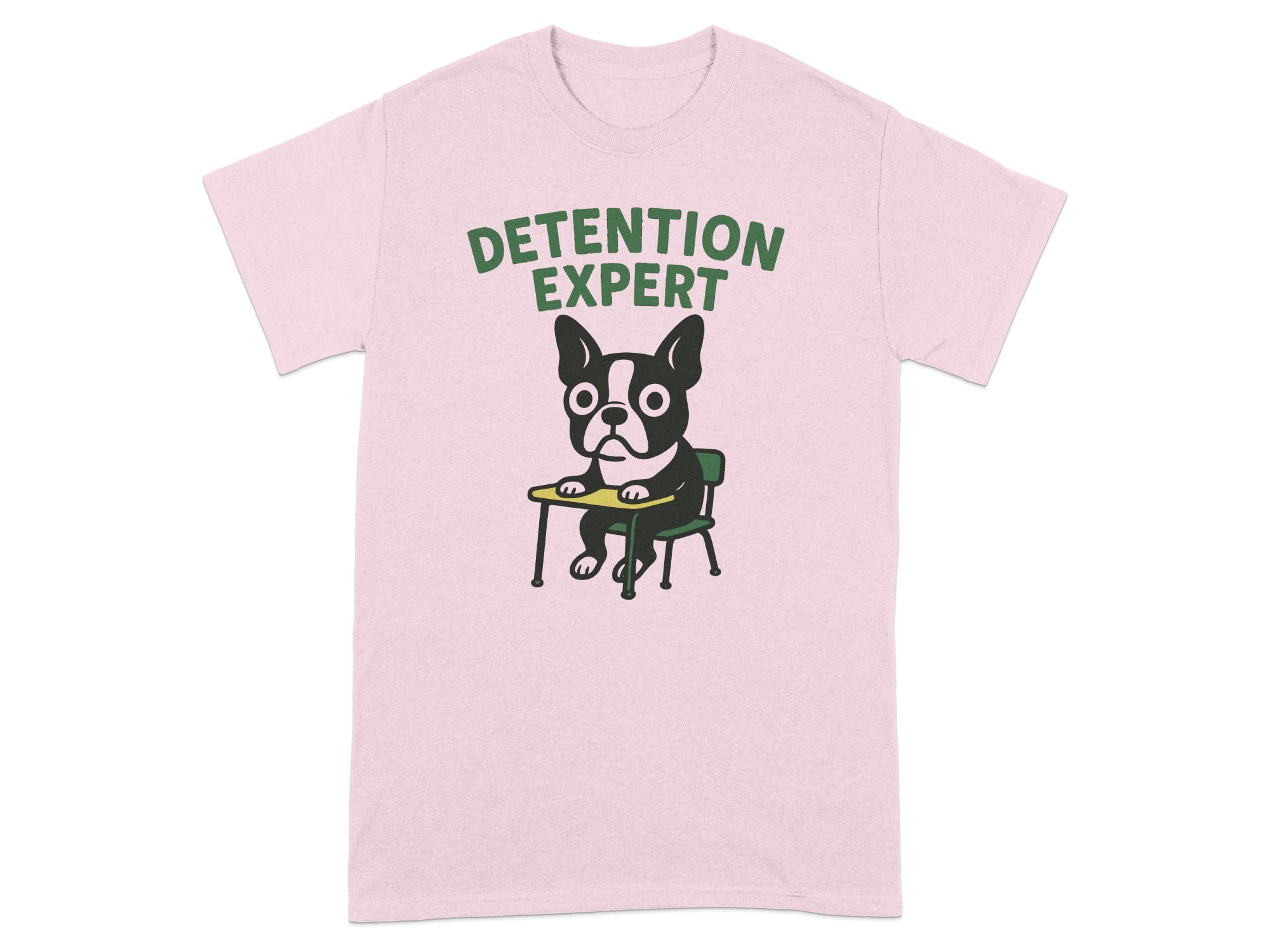 Detention Expert Funny Dog Graphic T-Shirt