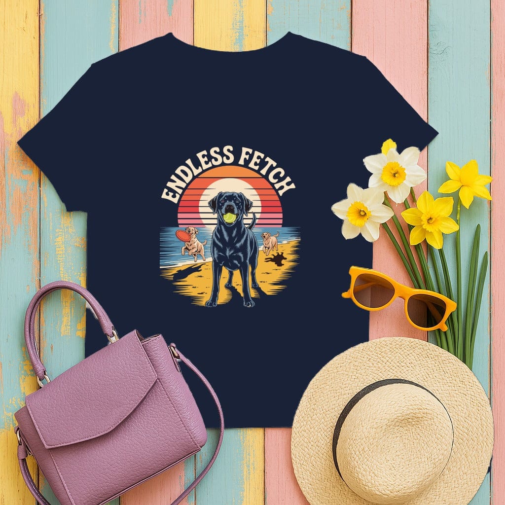 Endless Fetch Graphic Tee with Fun Dog Print product type