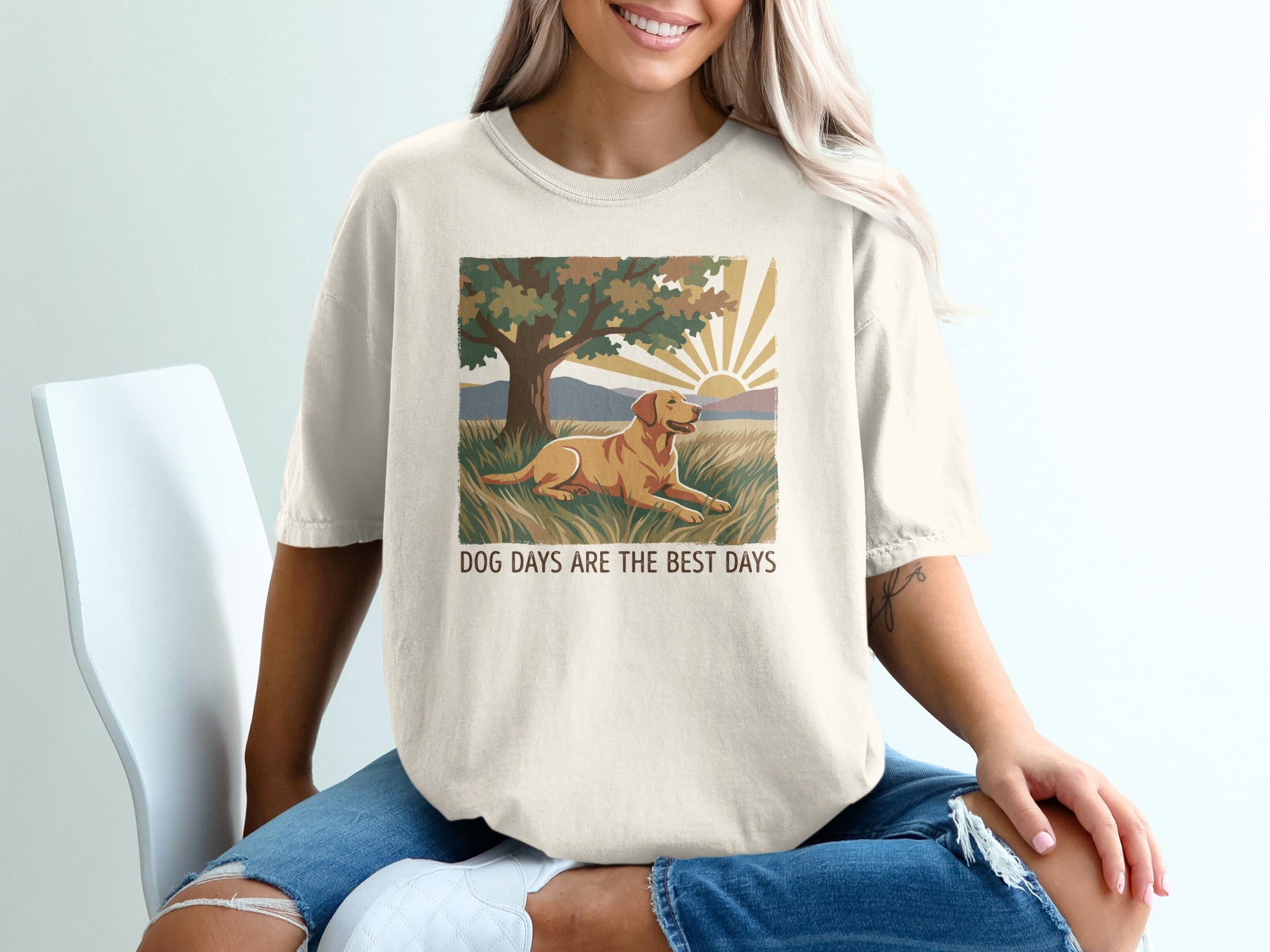 Dog Days Are The Best Days Graphic T-Shirt