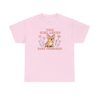 This Girl Loves Baby Frenchies Cute Dog Design T-Shirt