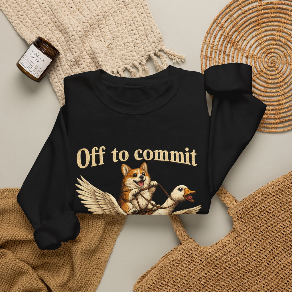 Corgi & Goose Shenanigans Graphic Sweatshirt