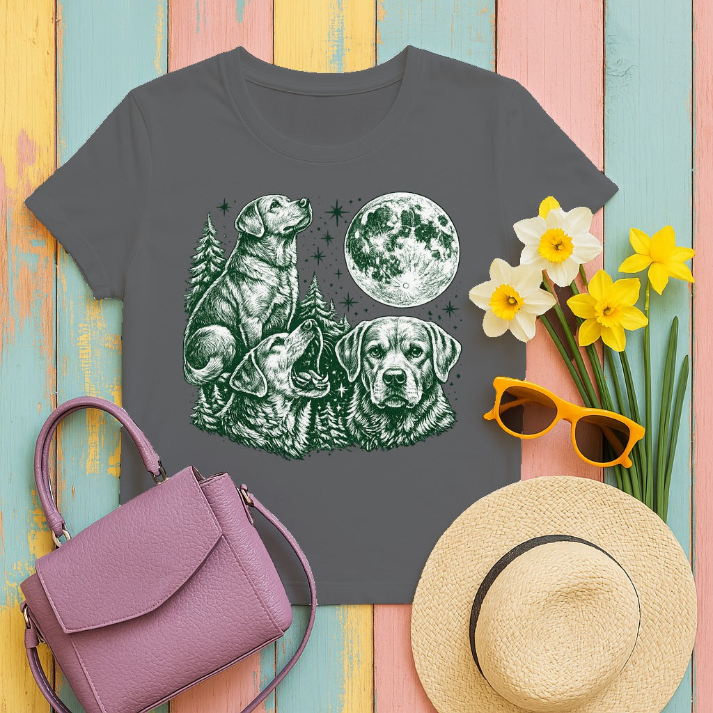 Moonlit Labs Forest Dream T-Shirt in Graphite Heather