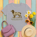 English Cocker Spaniel Field Guide Tee in Athletic Heather