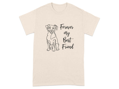 Forever My Best Friend Dog Print Shirt product type