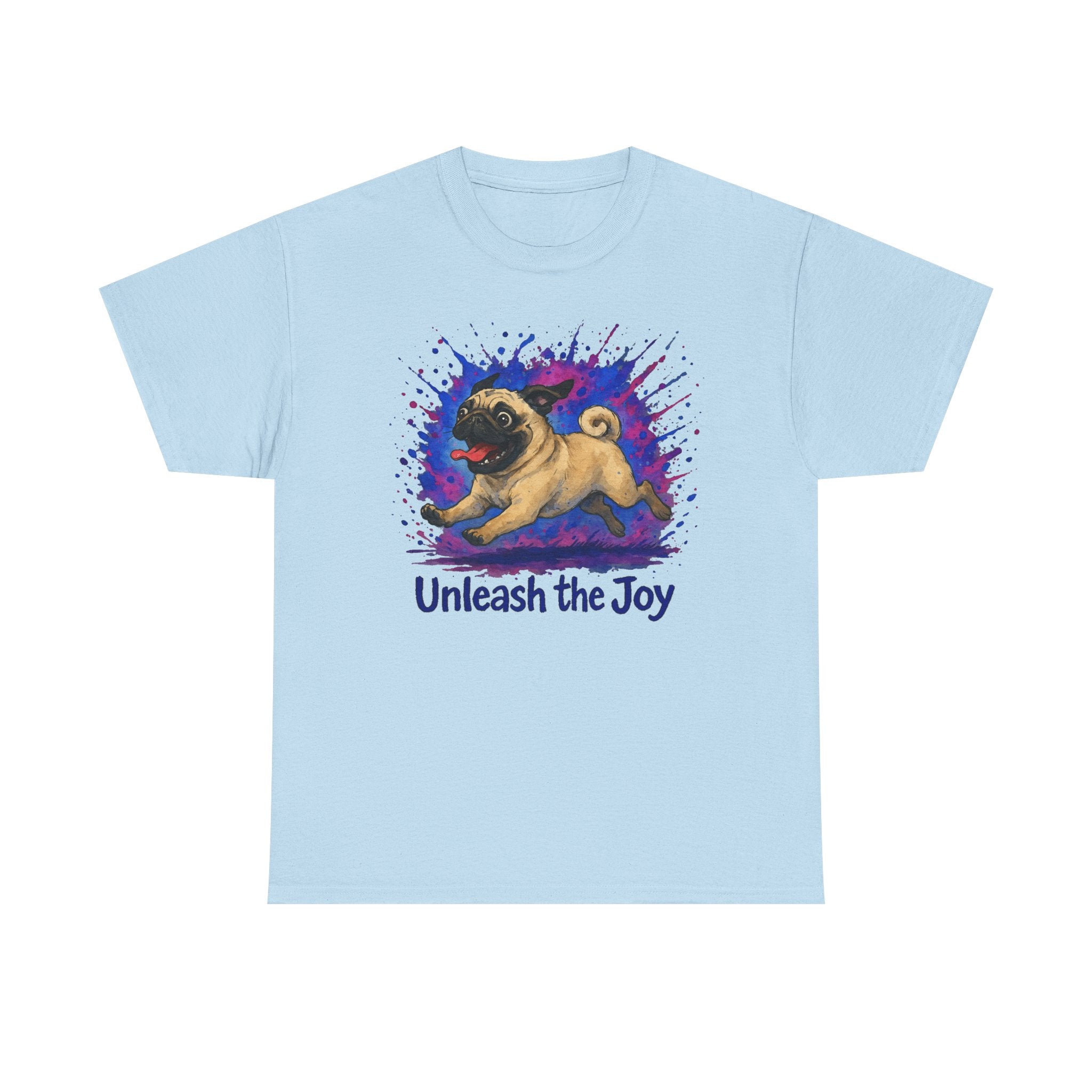 Joyful Pug Splash T-Shirt
