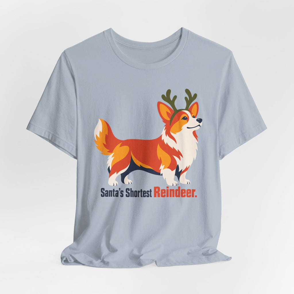 Santas Shortest Reindeer Corgi T-Shirt
