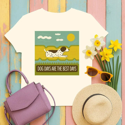 Dog Days Are The Best Days German Shorthaired Pointer T-Shirt T-shirt