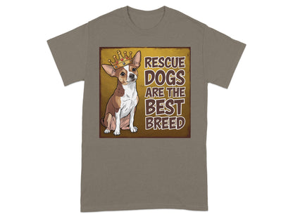 Rescue Dogs Are The Best Breed Graphic Tee product