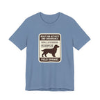 Field Spaniel Built For Activity And Endurance Tee