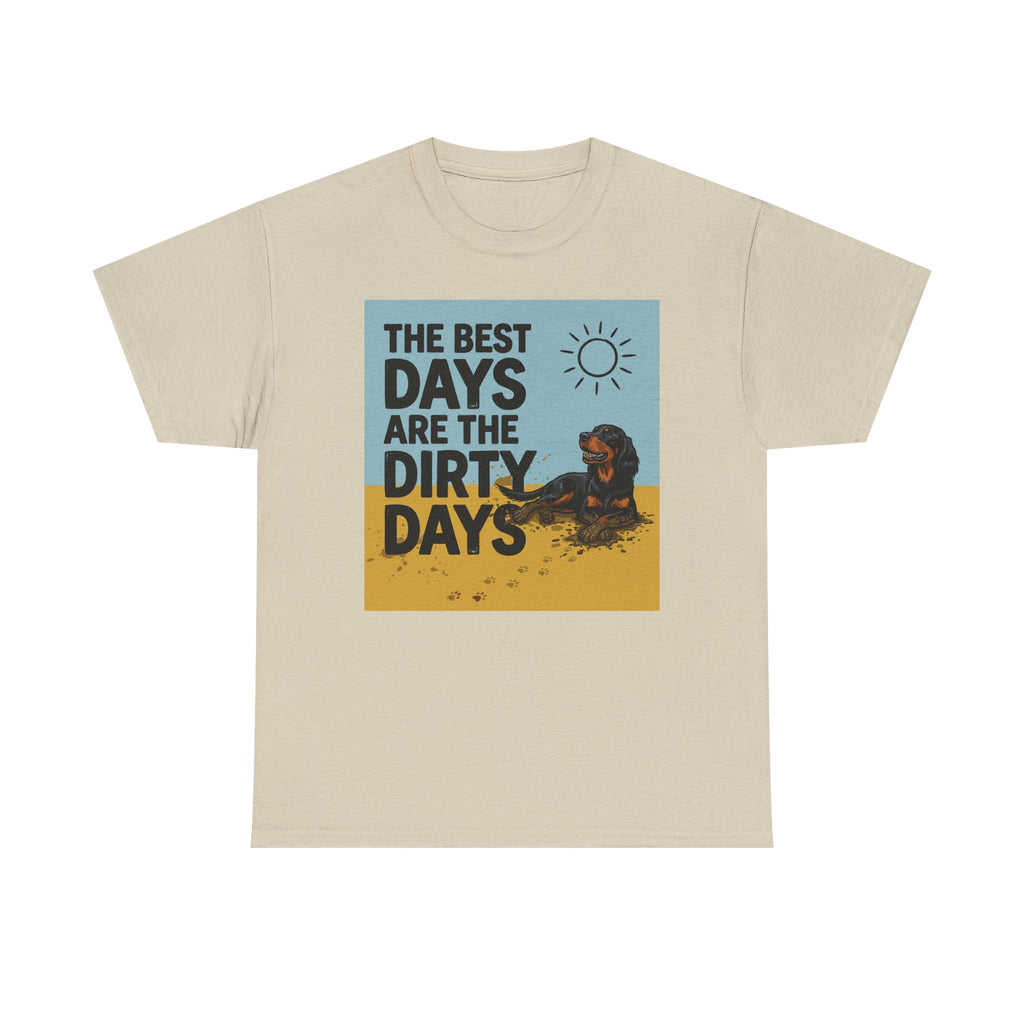 Dirty Days Happy Dog Gordon Setter T-Shirt