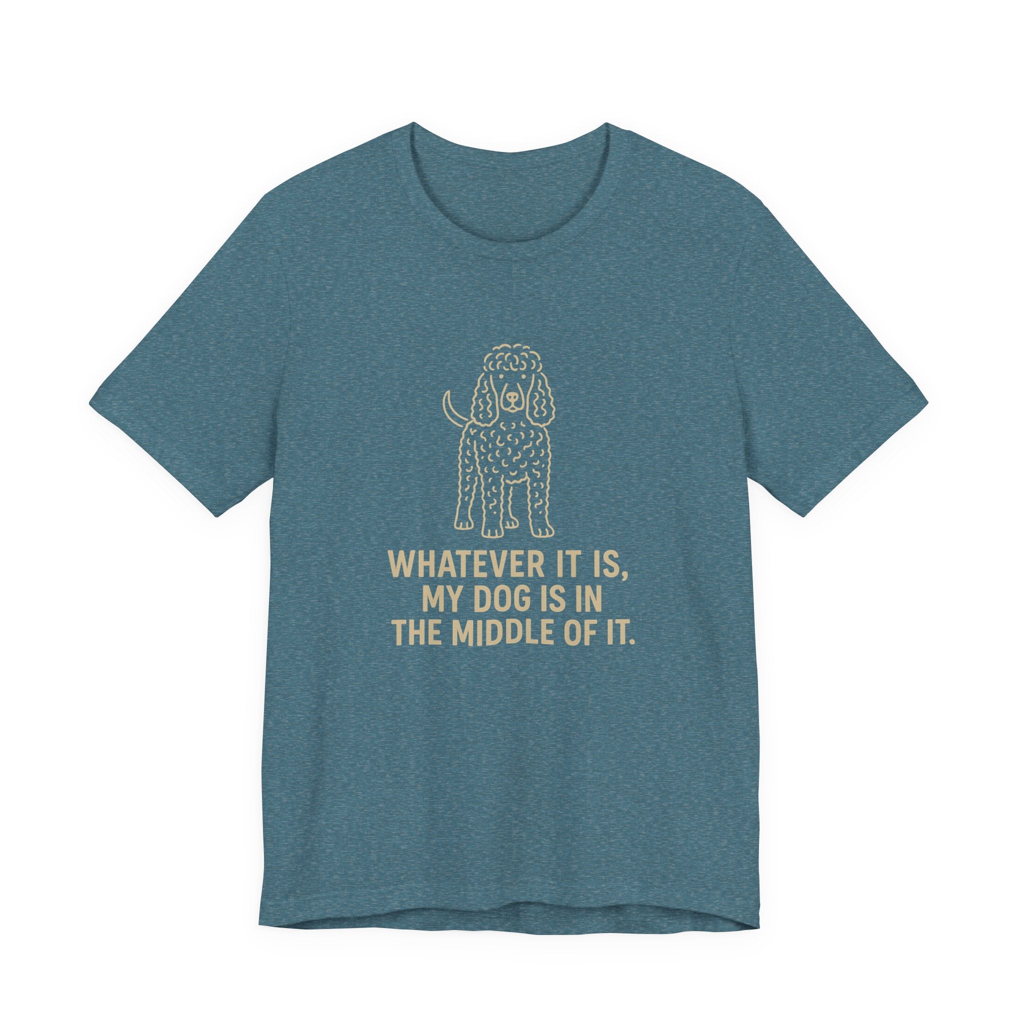 Irish Water Spaniel In The Middle Of It Tee