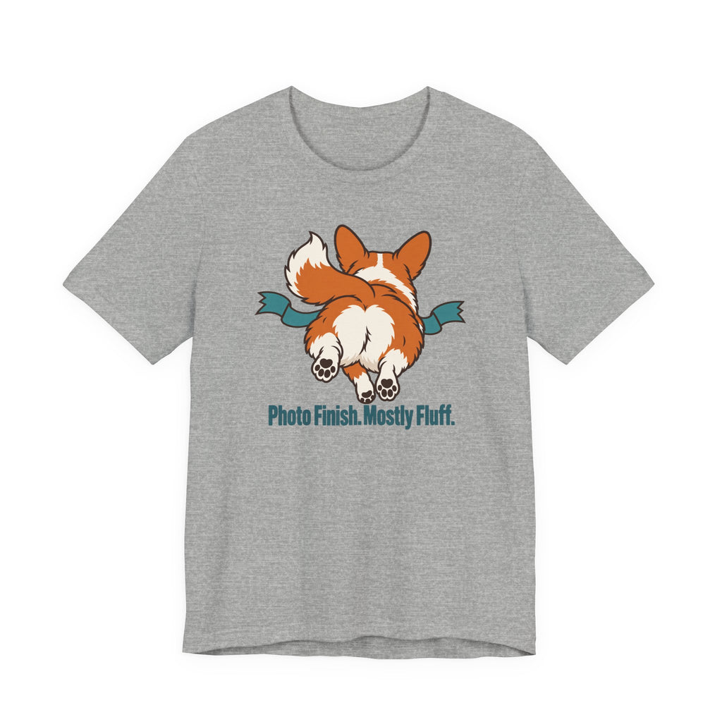 Photo Finish Mostly Fluff Corgi T-Shirt