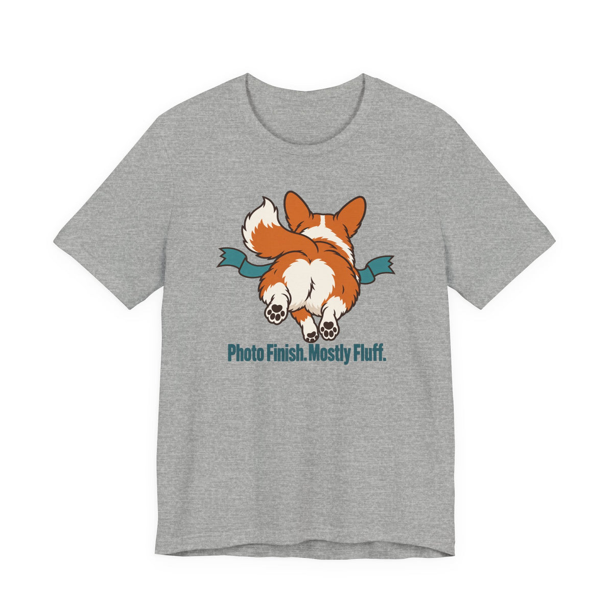 Photo Finish Mostly Fluff Corgi T-Shirt