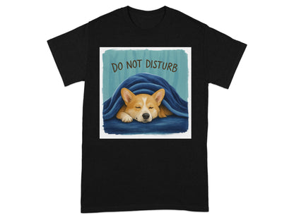 Do Not Disturb Sleeping Corgi Design T-shirt product type