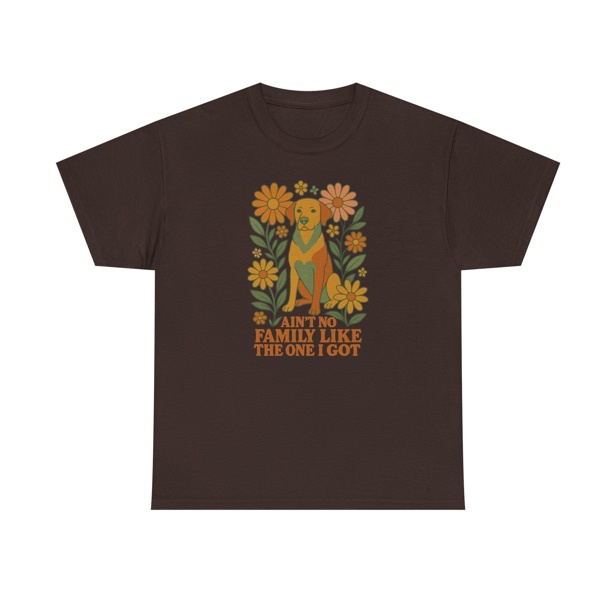 Ain't No Family Like The One I Got Vizsla Flowers t-shirt, view 3