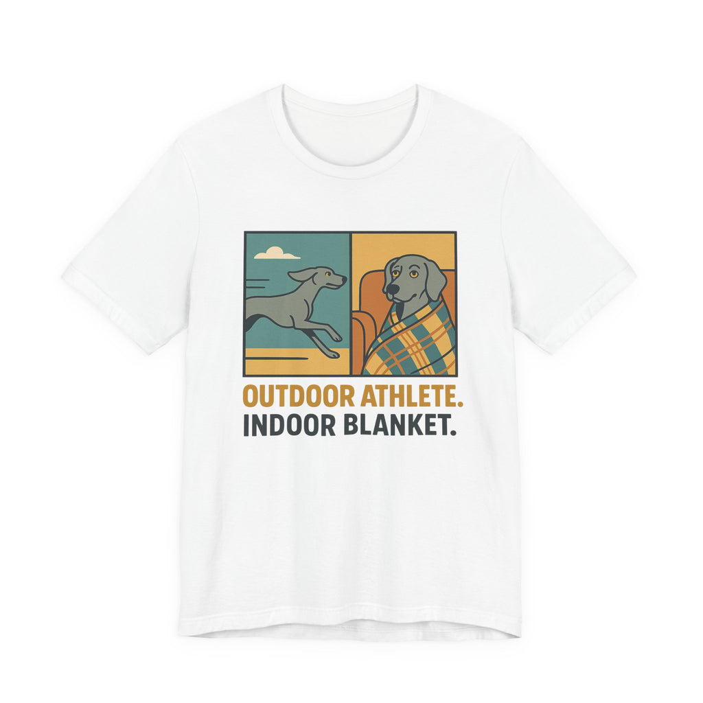 Weimaraner Outdoor Athlete Indoor Blanket Tee