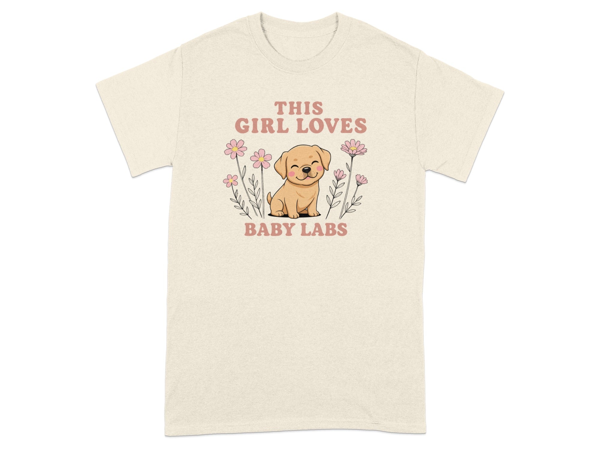 This Girl Loves Baby Labs Cute T-Shirt