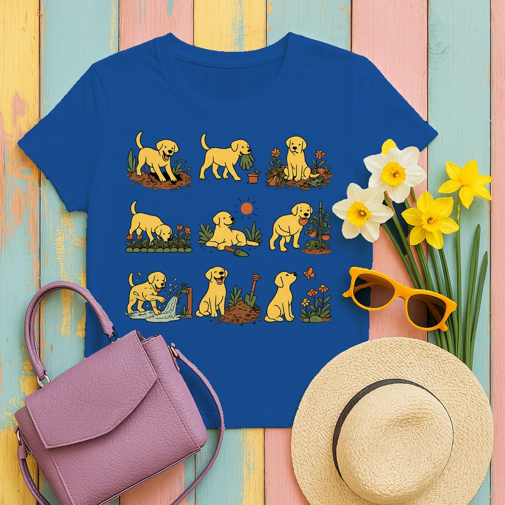 Whimsical Garden Lab T-Shirt in Royal