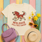 welsh-springer full-sweep-welcome tee flat lay hero v8