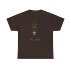 Goth Punk Gordon Setter With Skull T-Shirt