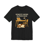 Brittany Spaniel Remote Work Supervisor Tee
