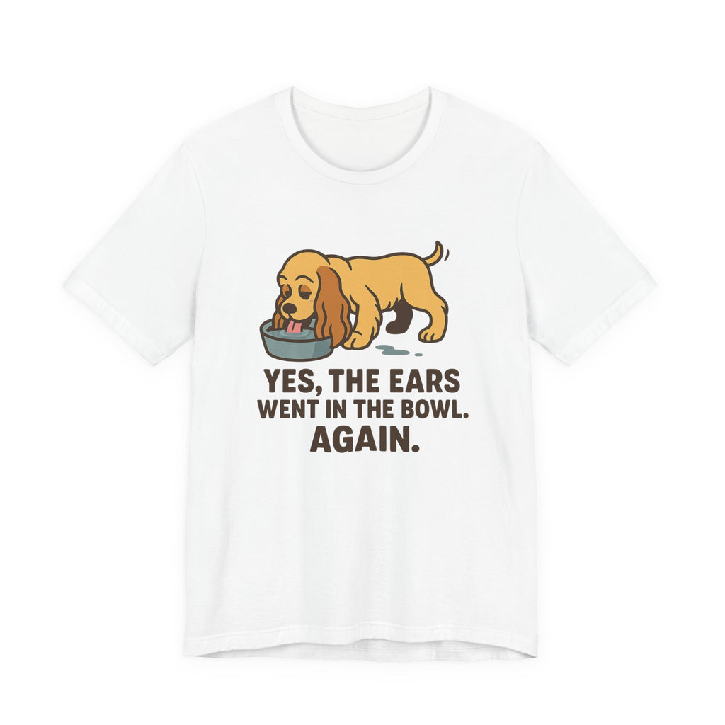 Cocker Ears in the Bowl Tee