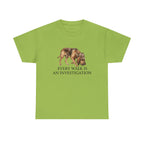 Every Walk Is An Investigation Sniffing Bloodhound T-Shirt