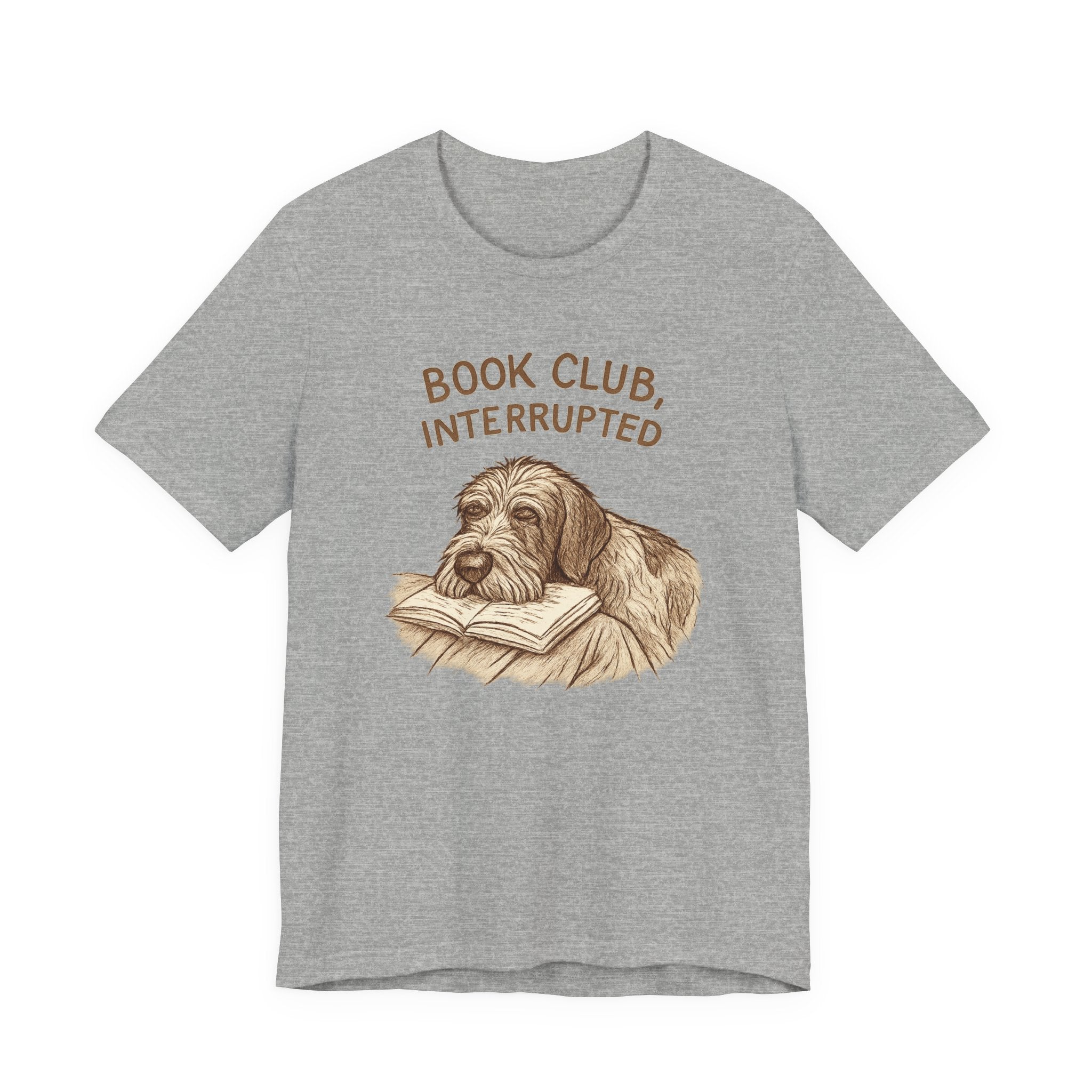 Wirehaired Pointing Griffon Book Club Interrupted Tee