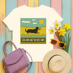 Dog Days Are The Best Days Gordon Setter T-Shirt T-shirt