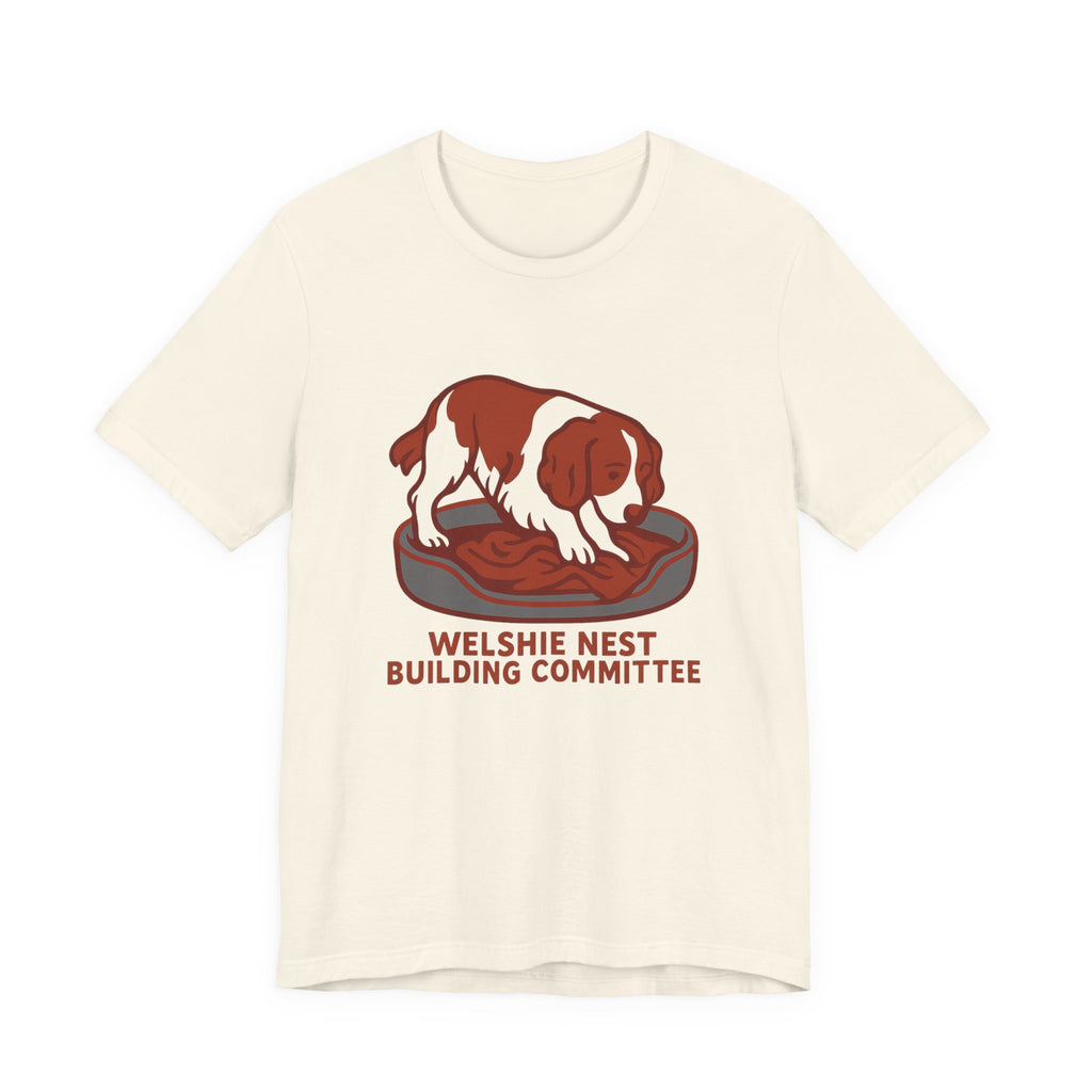 Welsh Springer Spaniel Nest Building Committee Tee