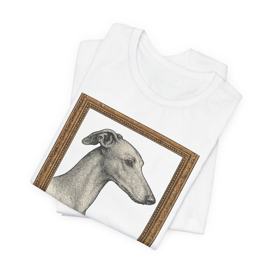 Greyhound A Study in Pointillism Tee